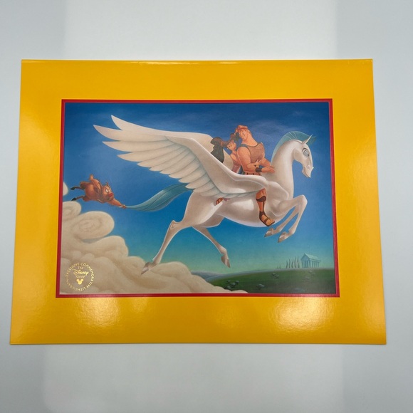 Disney Other - Disney’s HERCULES Exclusive Commemorative Lithograph 1997 Stamped Print Gift